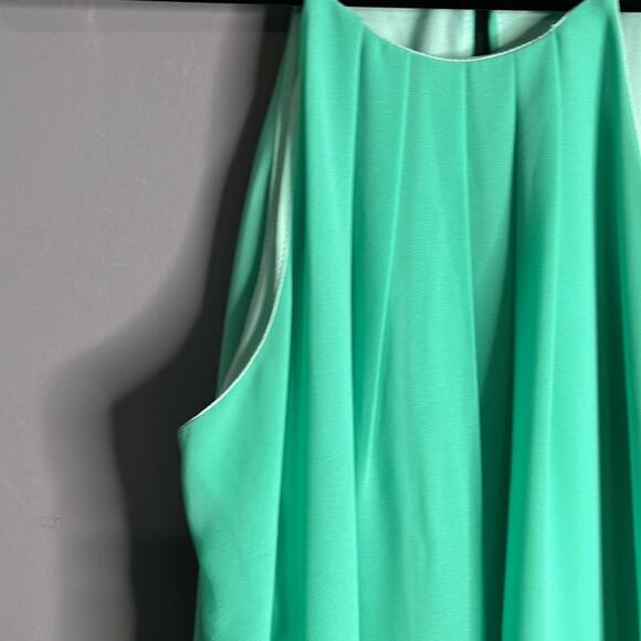 Fortuity Green Halter Sheath Dress Size Small - Picture 4 of 9